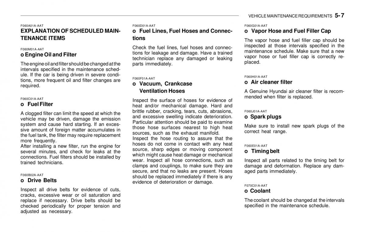 Hyundai Sonata EF IV 4 owners manual / page 156