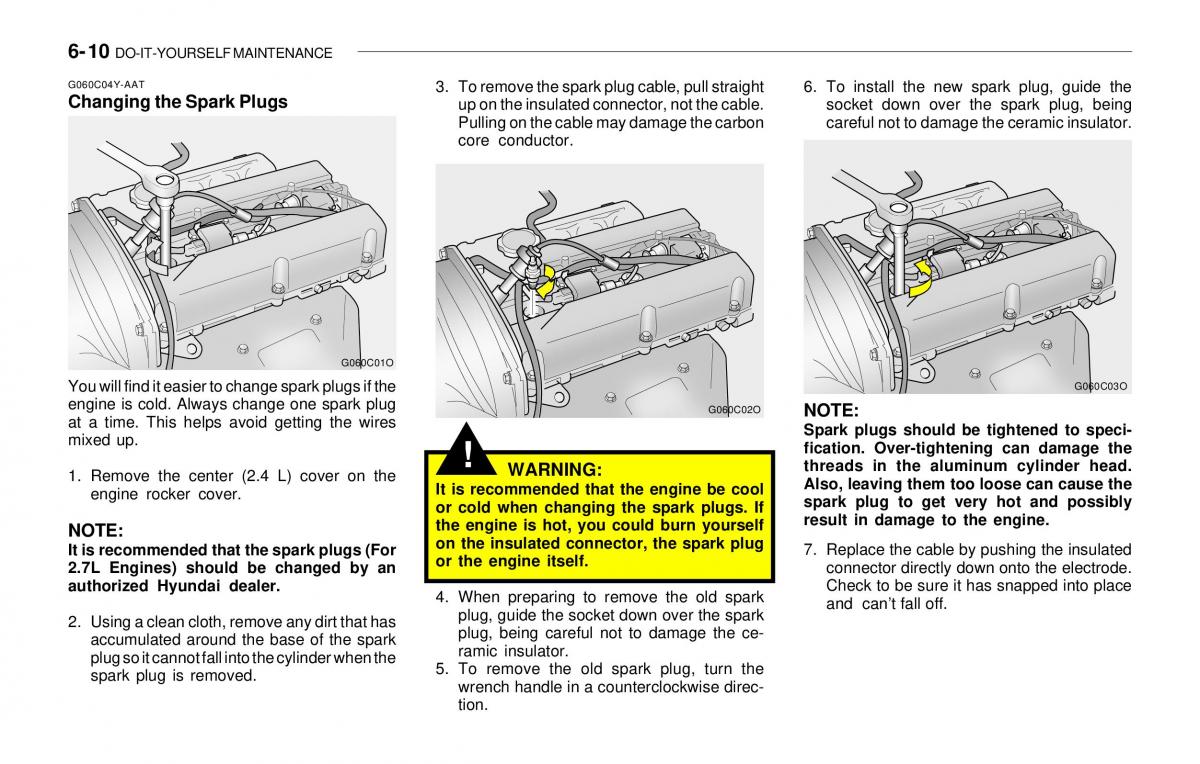 Hyundai Sonata EF IV 4 owners manual / page 168