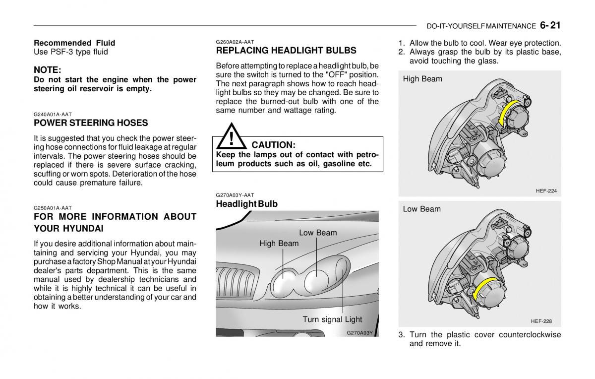 Hyundai Sonata EF IV 4 owners manual / page 179