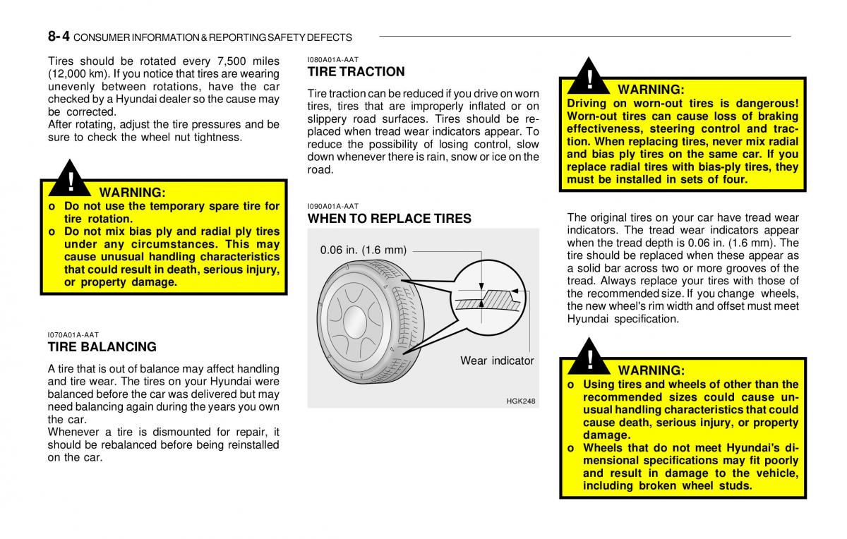 Hyundai Sonata EF IV 4 owners manual / page 195