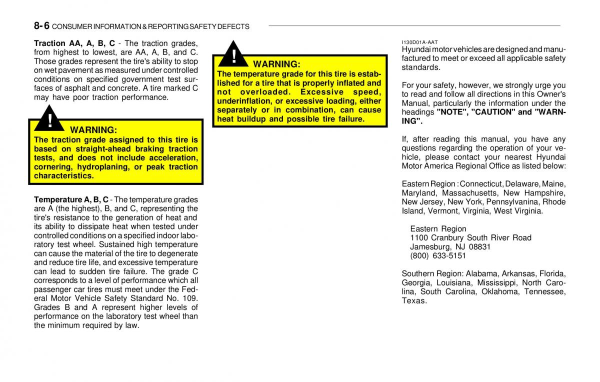 Hyundai Sonata EF IV 4 owners manual / page 197