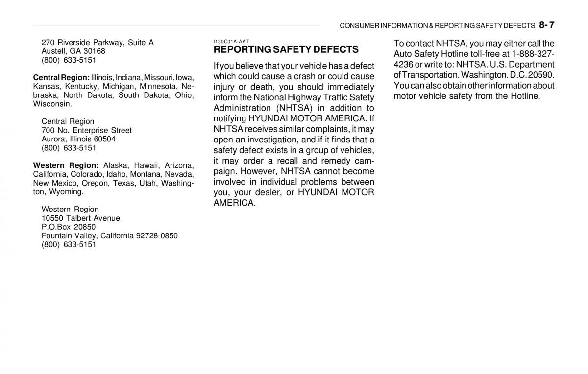 Hyundai Sonata EF IV 4 owners manual / page 198