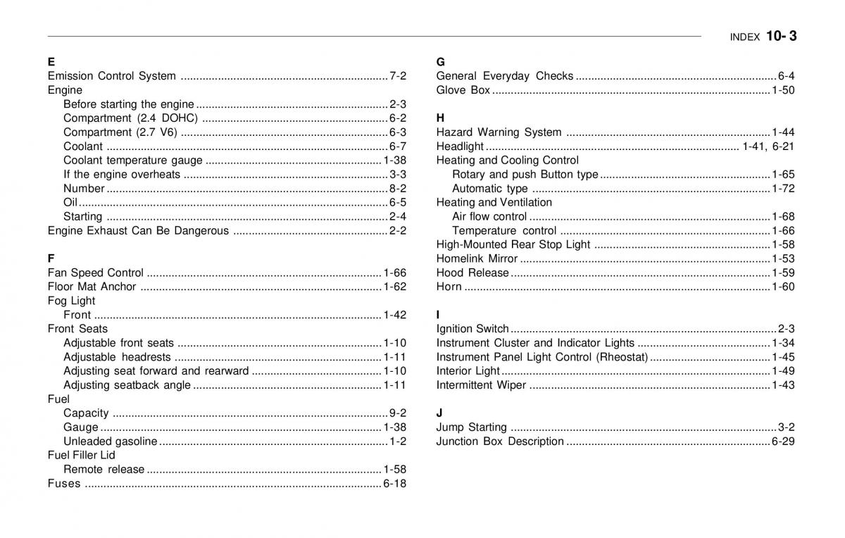 Hyundai Sonata EF IV 4 owners manual / page 205