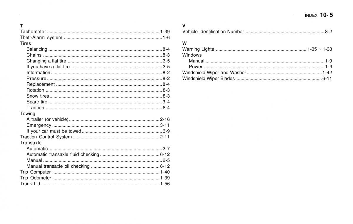 Hyundai Sonata EF IV 4 owners manual / page 207