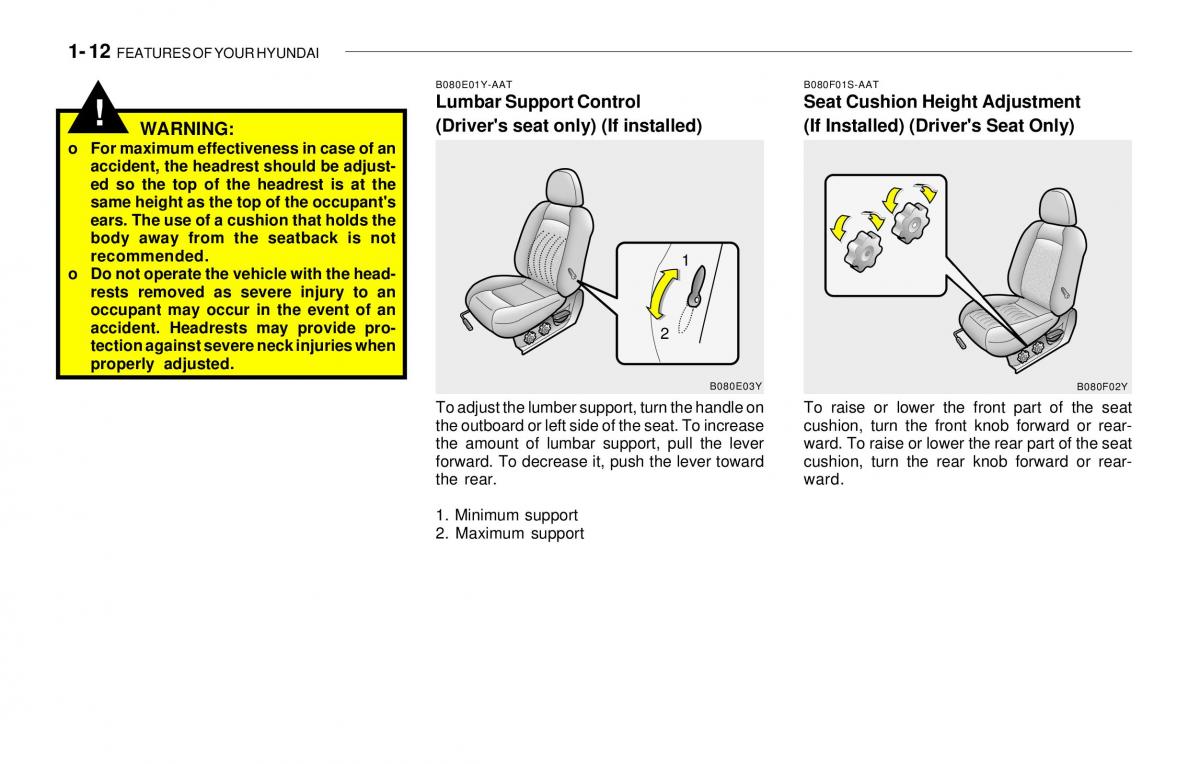 Hyundai Sonata EF IV 4 owners manual / page 24