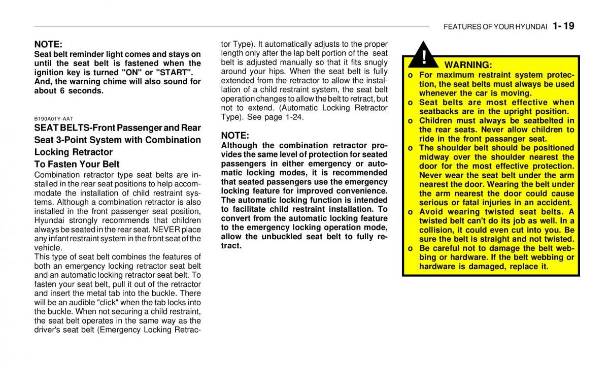 Hyundai Sonata EF IV 4 owners manual / page 31