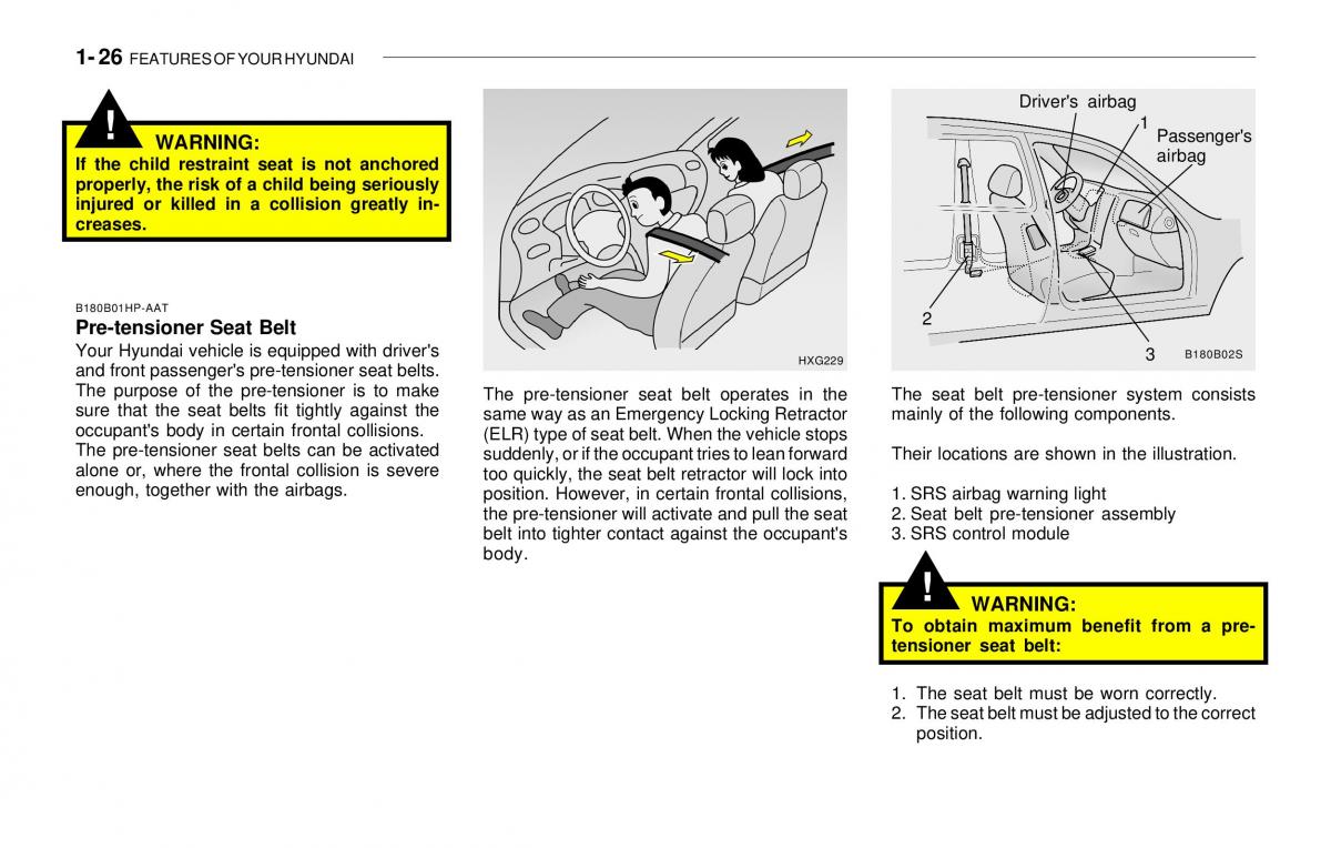 Hyundai Sonata EF IV 4 owners manual / page 38