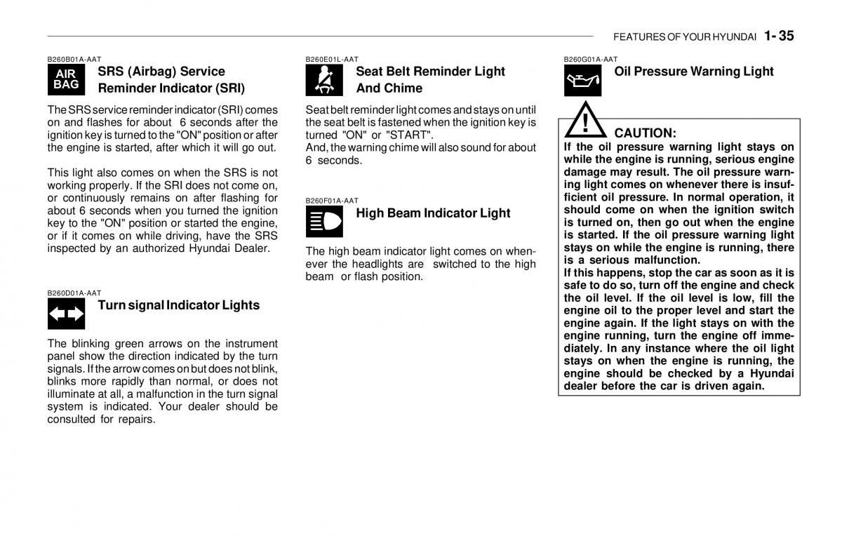 Hyundai Sonata EF IV 4 owners manual / page 47