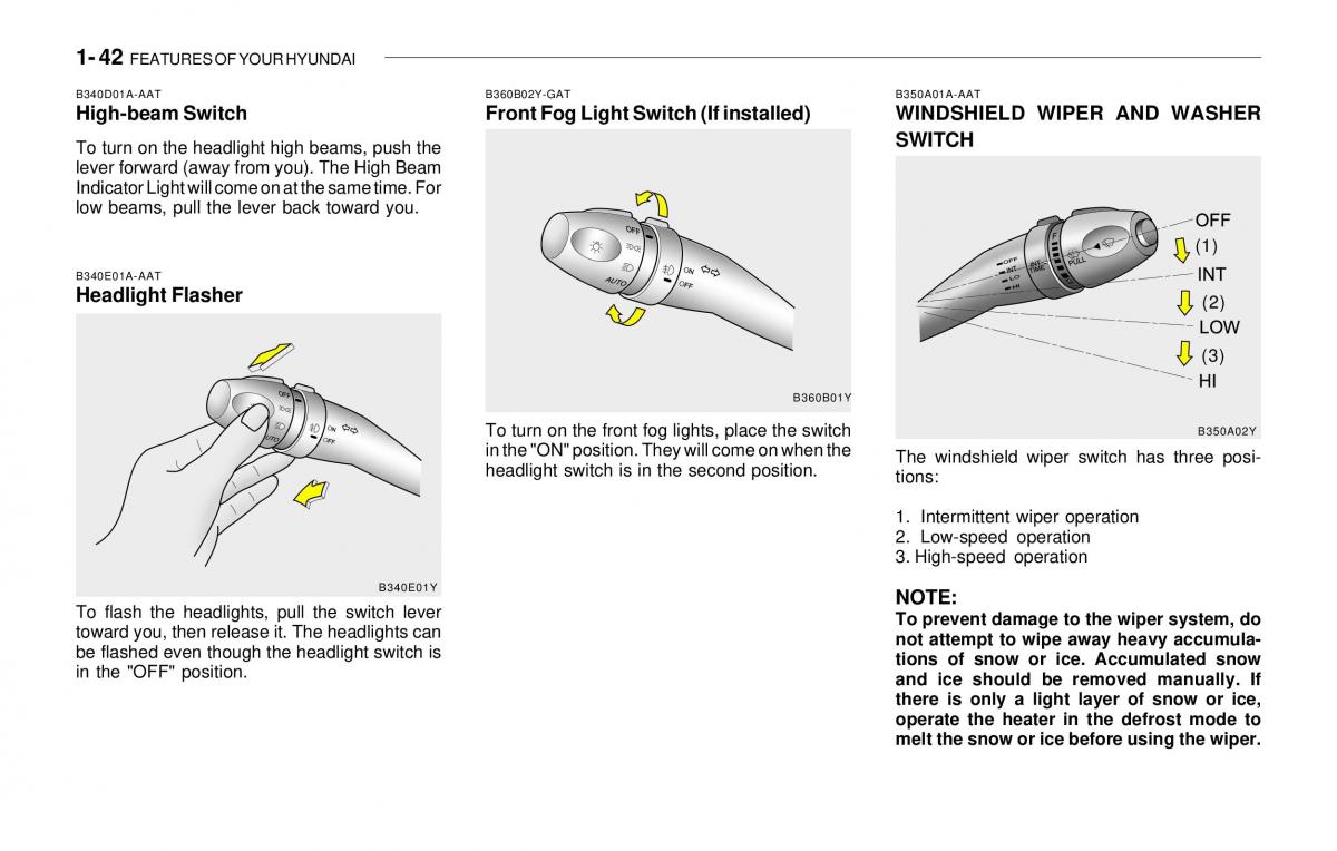 Hyundai Sonata EF IV 4 owners manual / page 54