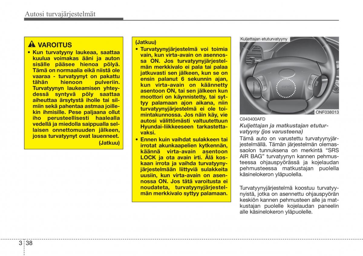 Hyundai Sonata NF V 5 omistajan kasikirja / page 59