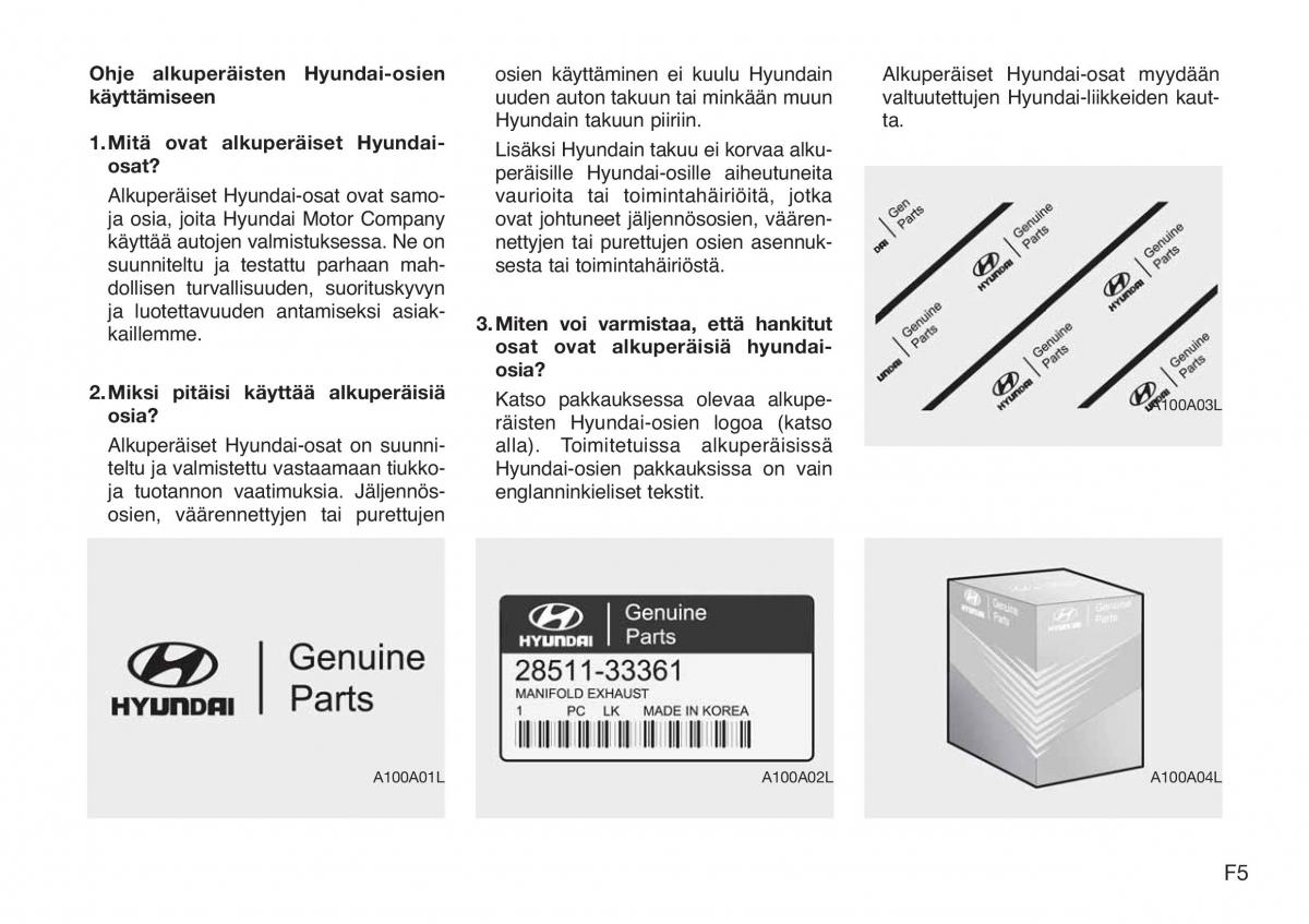 Hyundai Sonata NF V 5 omistajan kasikirja / page 6