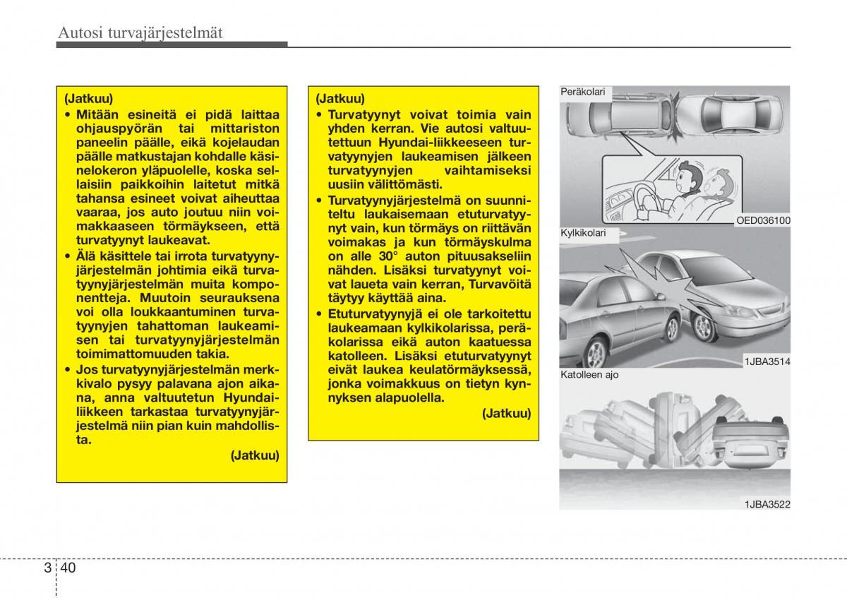 Hyundai Sonata NF V 5 omistajan kasikirja / page 61