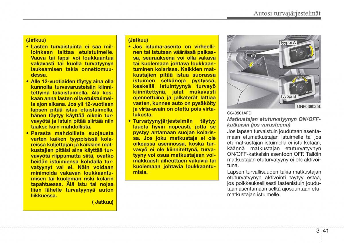 Hyundai Sonata NF V 5 omistajan kasikirja / page 62