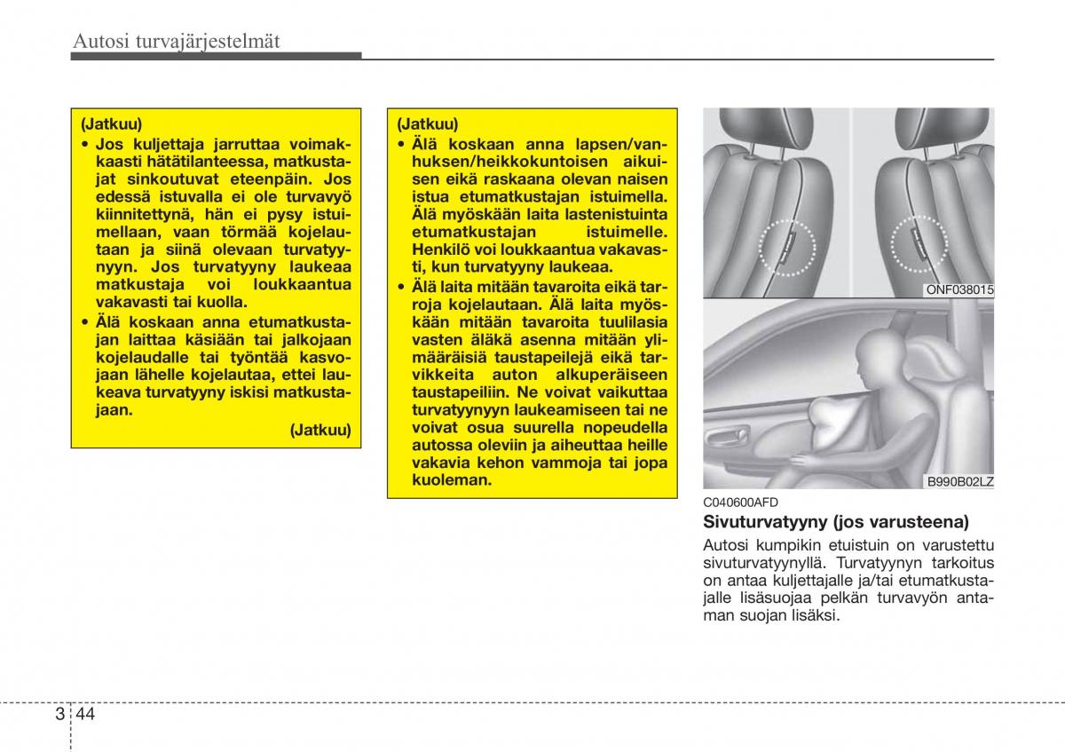 Hyundai Sonata NF V 5 omistajan kasikirja / page 65