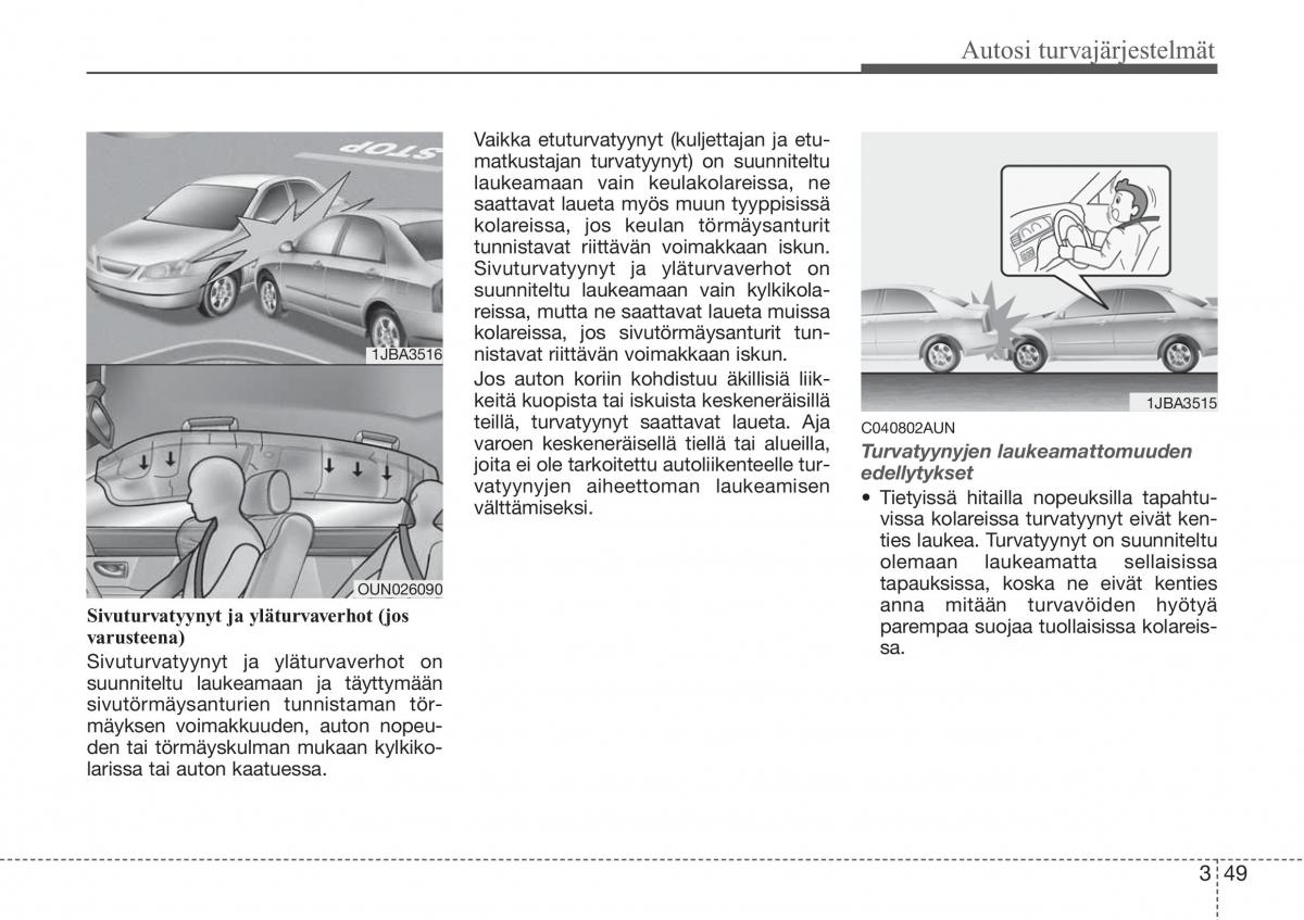 Hyundai Sonata NF V 5 omistajan kasikirja / page 70