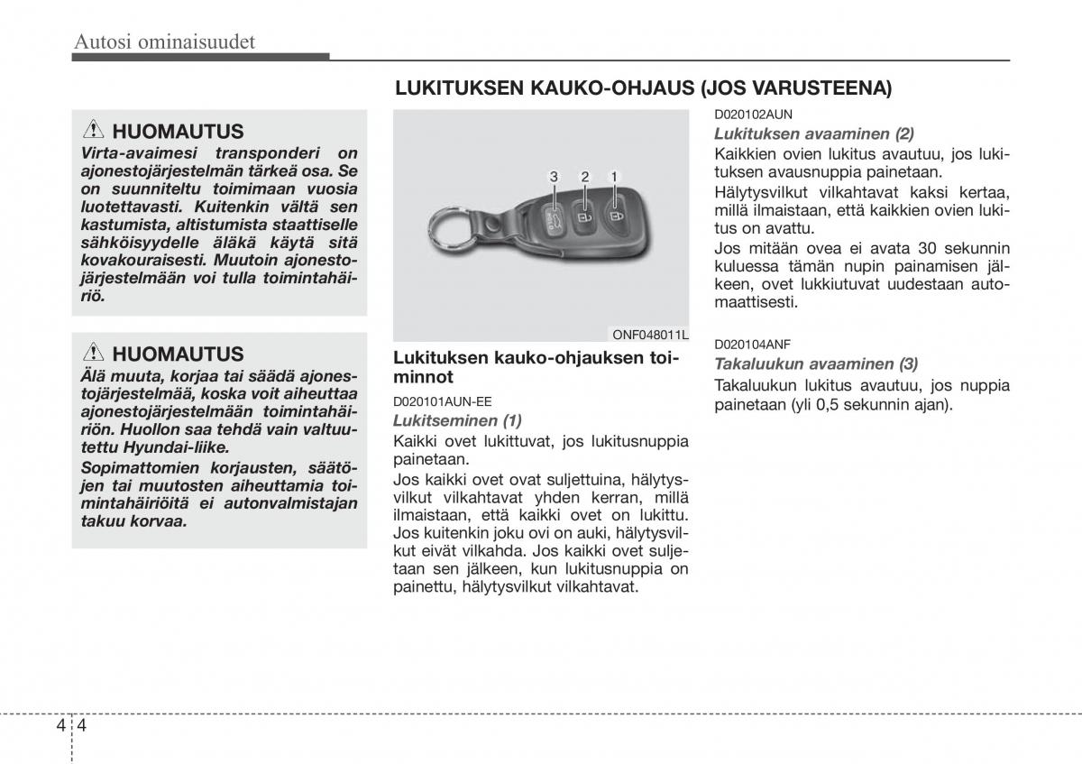 Hyundai Sonata NF V 5 omistajan kasikirja / page 83