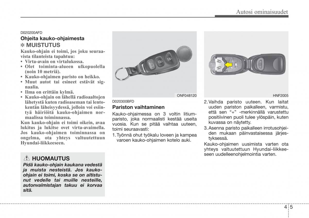 Hyundai Sonata NF V 5 omistajan kasikirja / page 84