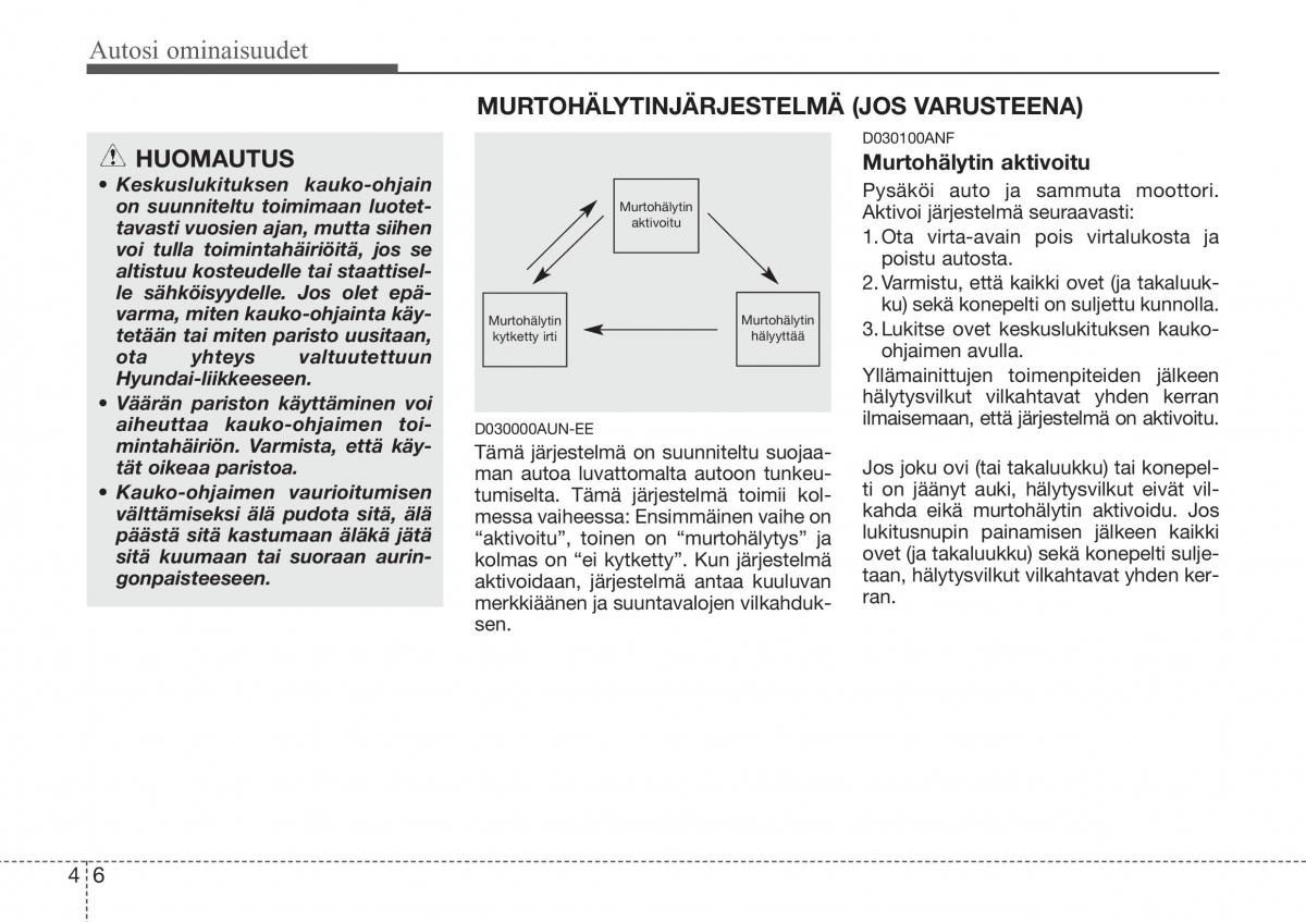 Hyundai Sonata NF V 5 omistajan kasikirja / page 85