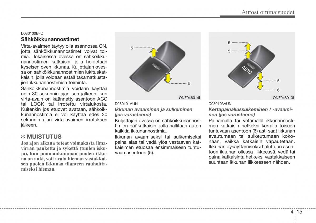 Hyundai Sonata NF V 5 omistajan kasikirja / page 94