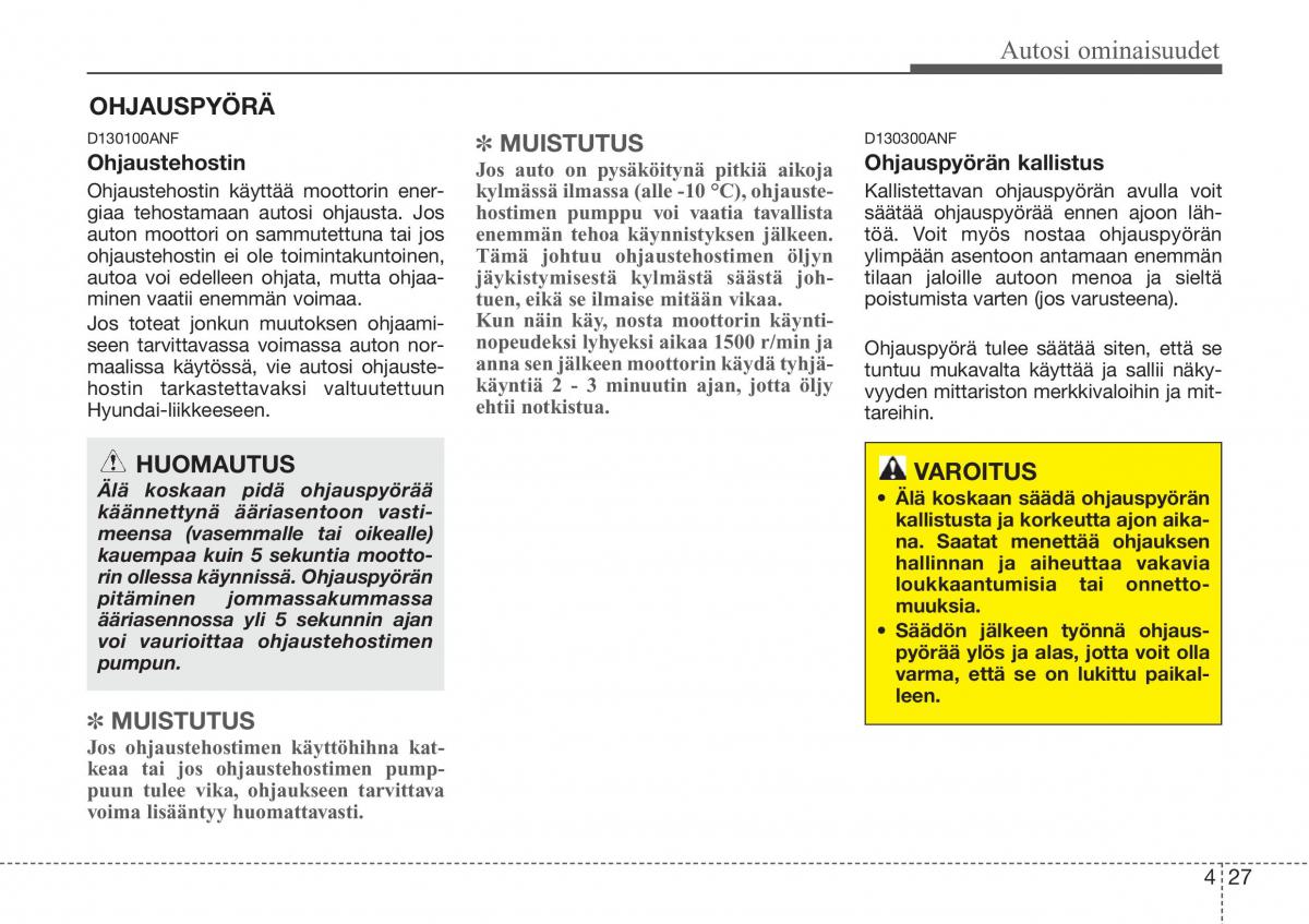 Hyundai Sonata NF V 5 omistajan kasikirja / page 106