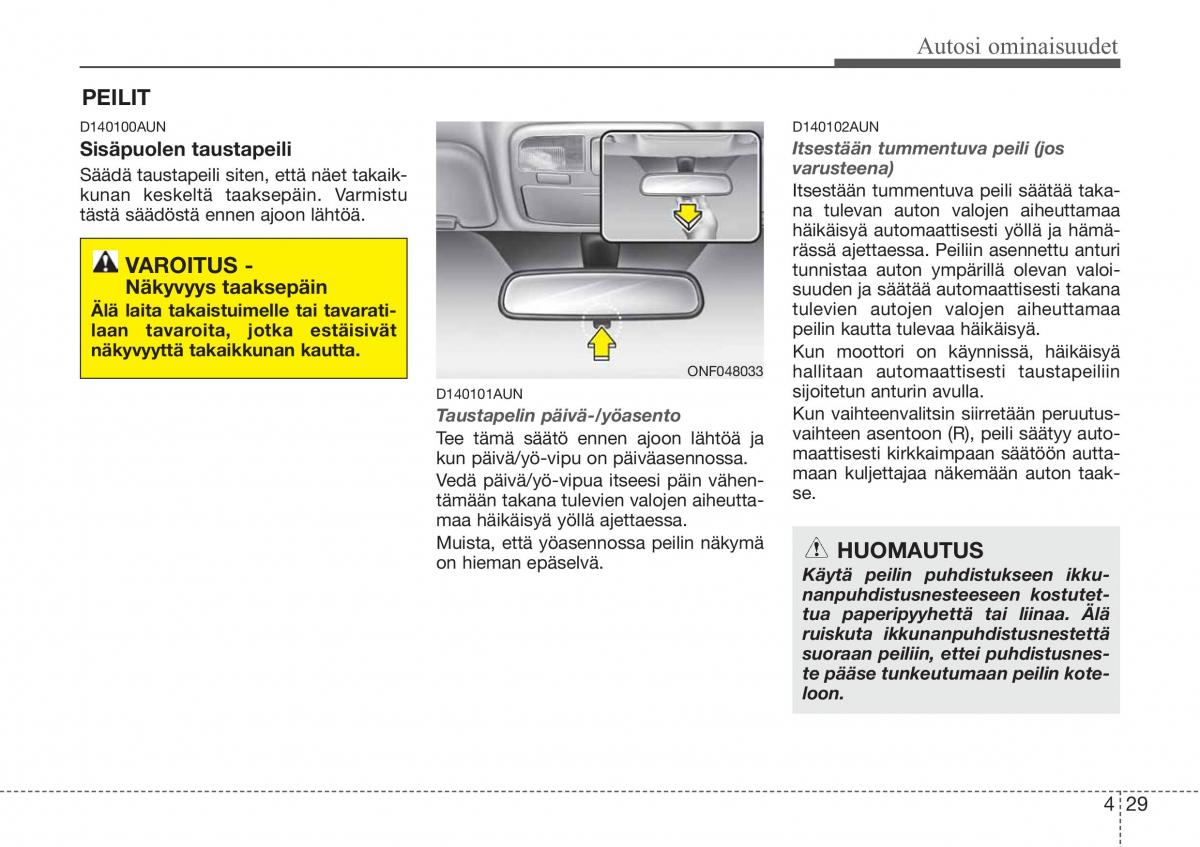 Hyundai Sonata NF V 5 omistajan kasikirja / page 108