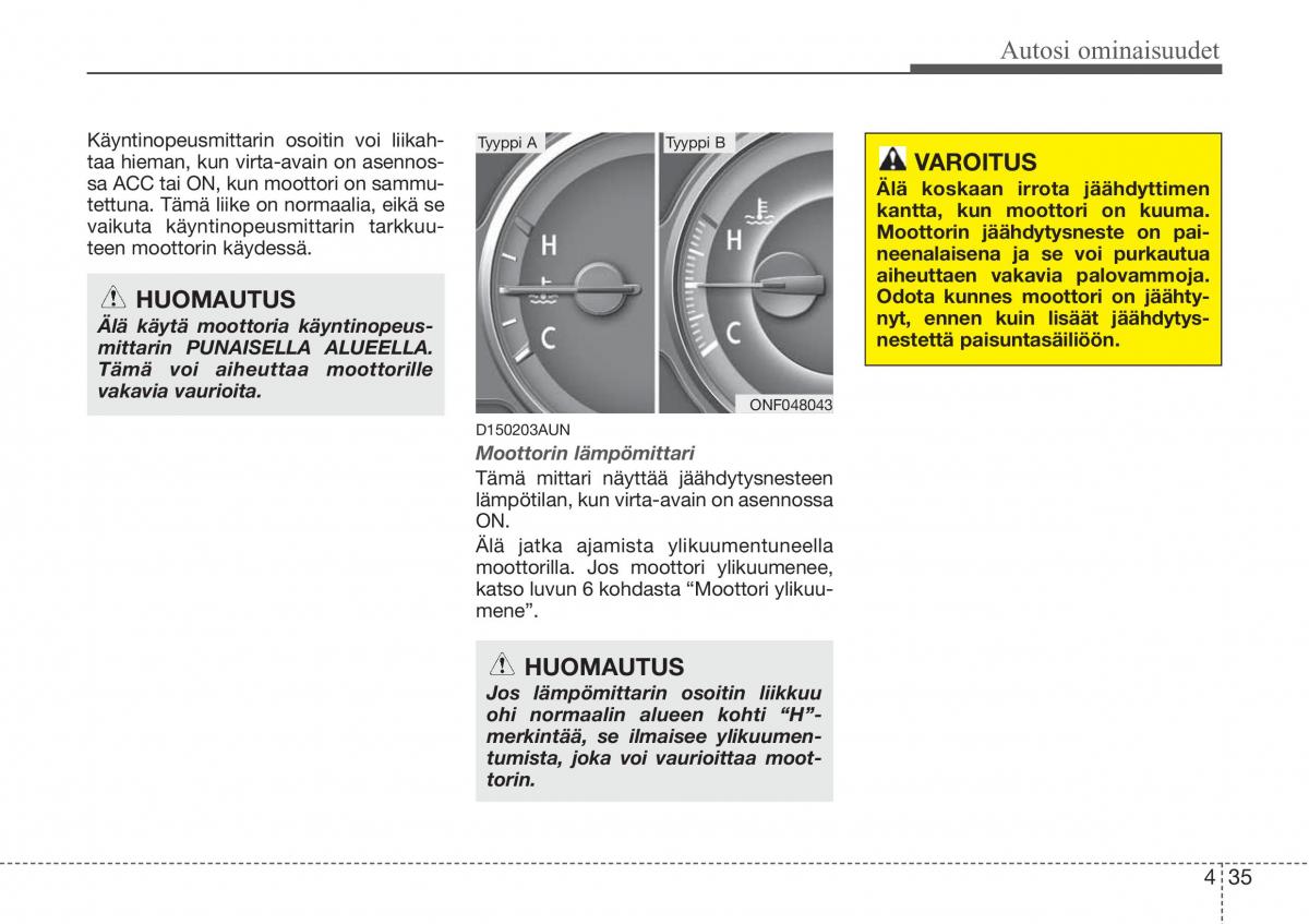 Hyundai Sonata NF V 5 omistajan kasikirja / page 114