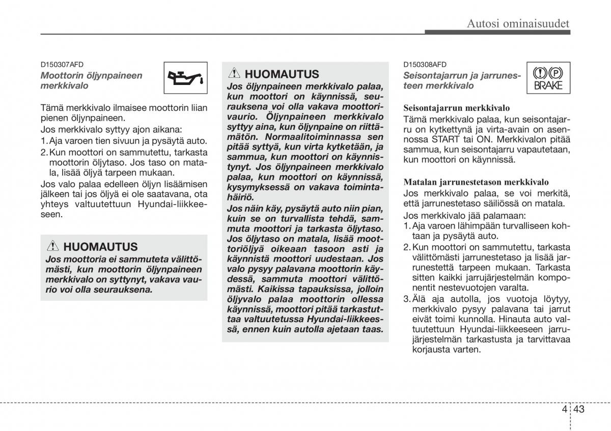 Hyundai Sonata NF V 5 omistajan kasikirja / page 122