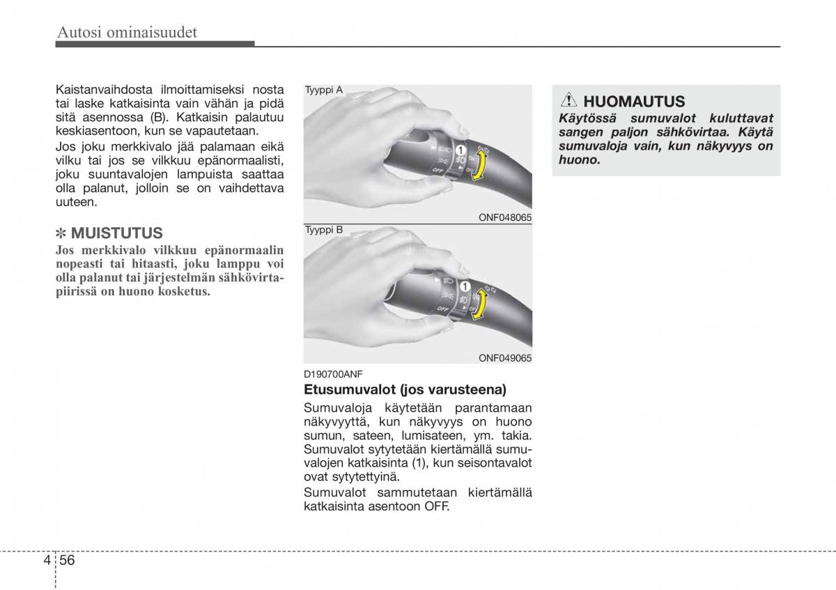 Hyundai Sonata NF V 5 omistajan kasikirja / page 135