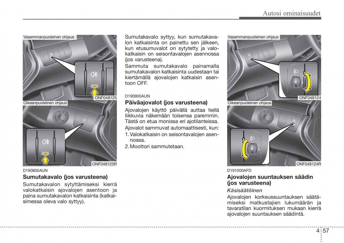 Hyundai Sonata NF V 5 omistajan kasikirja / page 136