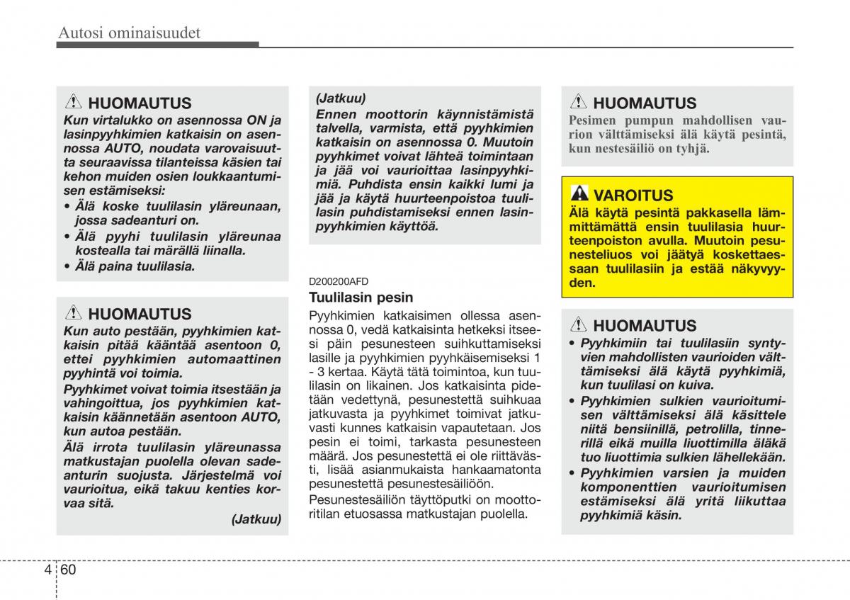 Hyundai Sonata NF V 5 omistajan kasikirja / page 139