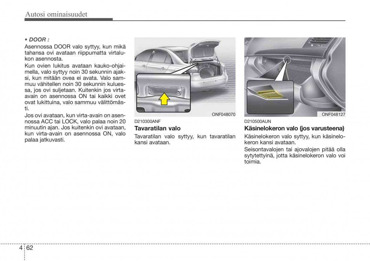 Hyundai Sonata NF V 5 omistajan kasikirja / page 141