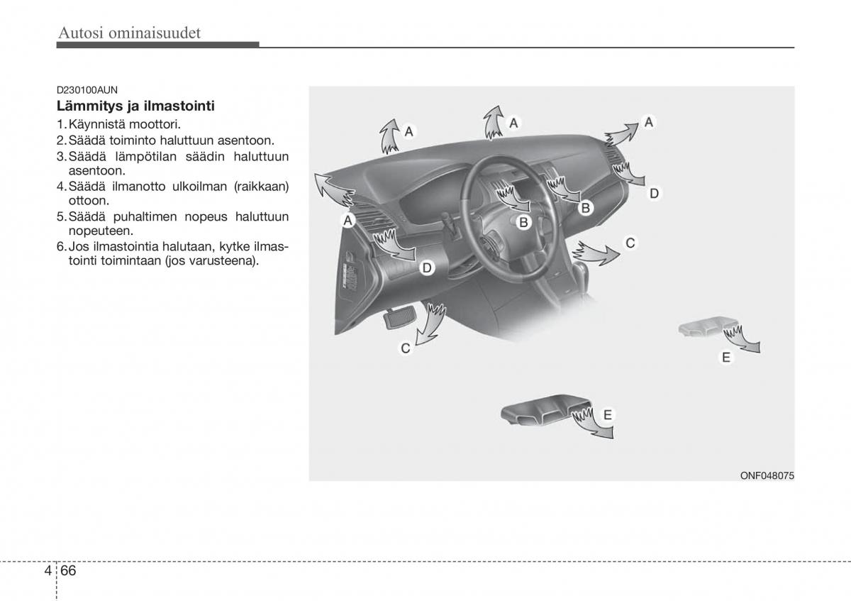 Hyundai Sonata NF V 5 omistajan kasikirja / page 145