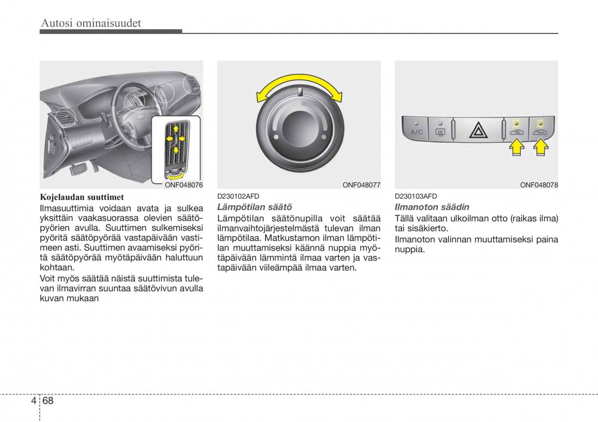 Hyundai Sonata NF V 5 omistajan kasikirja / page 147