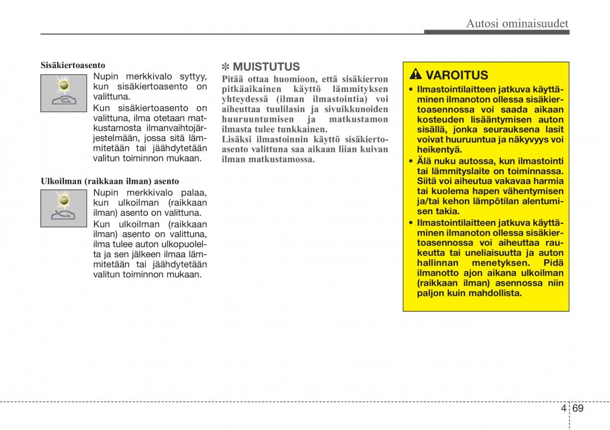 Hyundai Sonata NF V 5 omistajan kasikirja / page 148