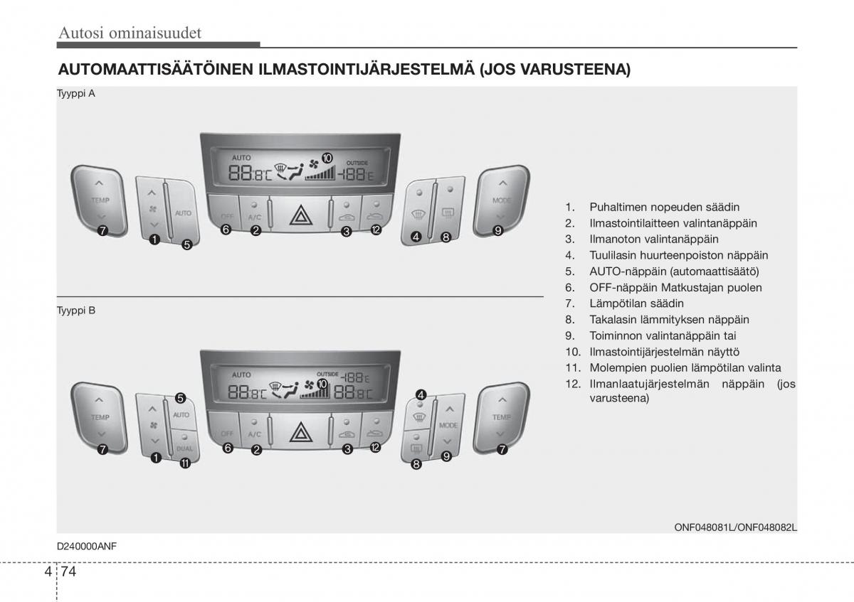 Hyundai Sonata NF V 5 omistajan kasikirja / page 153