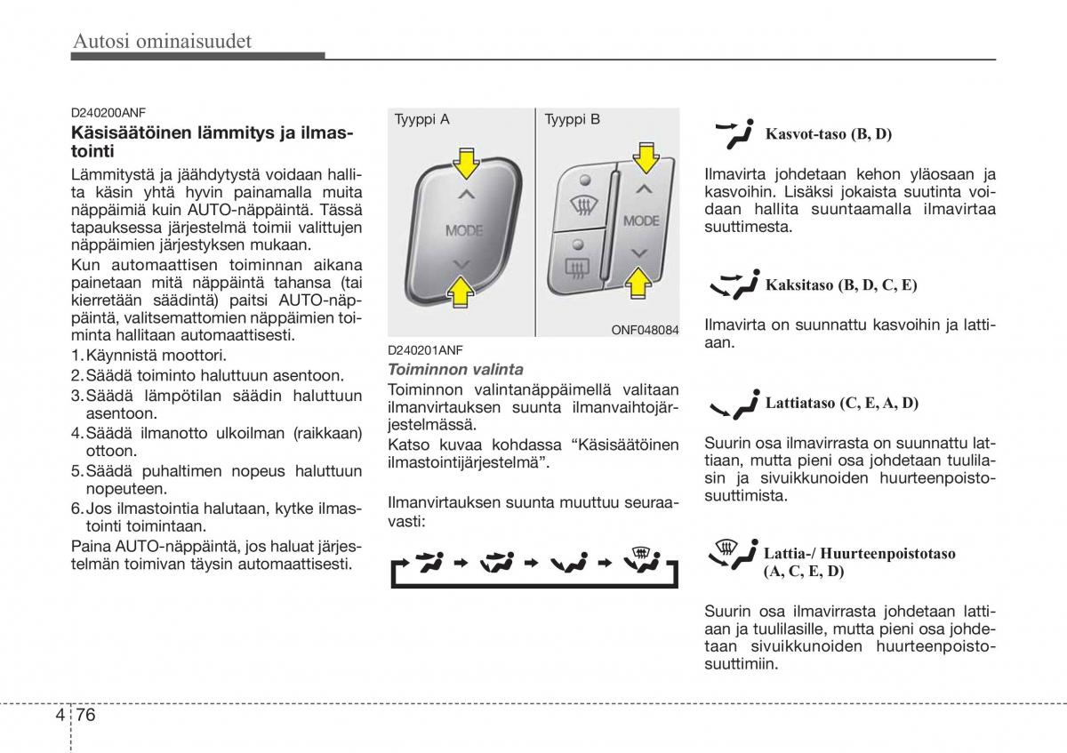 Hyundai Sonata NF V 5 omistajan kasikirja / page 155