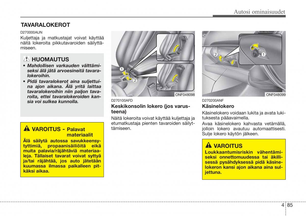 Hyundai Sonata NF V 5 omistajan kasikirja / page 164