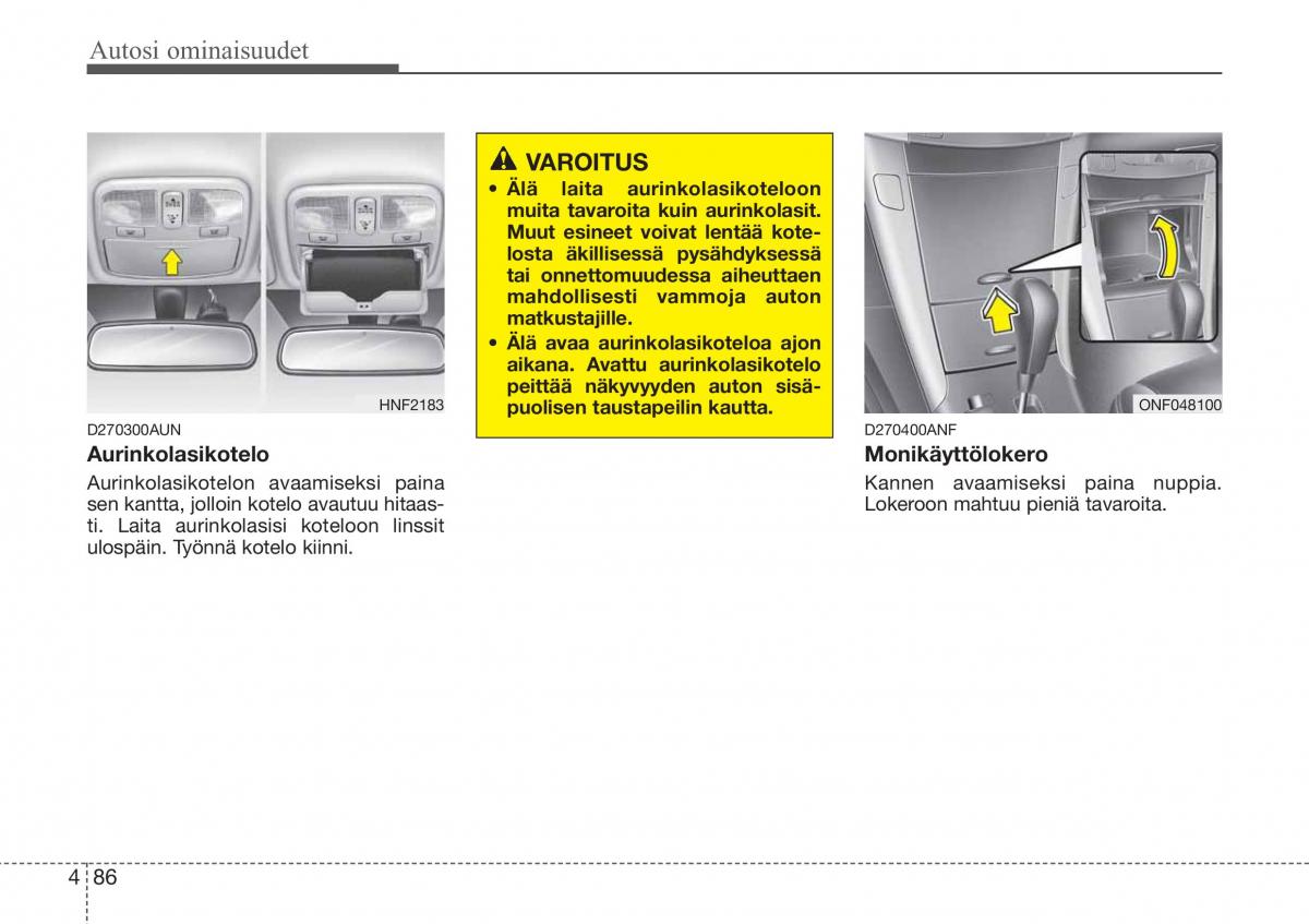 Hyundai Sonata NF V 5 omistajan kasikirja / page 165