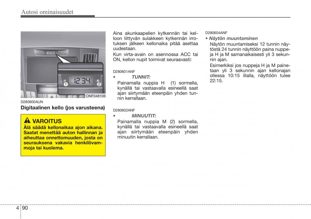 Hyundai Sonata NF V 5 omistajan kasikirja / page 169