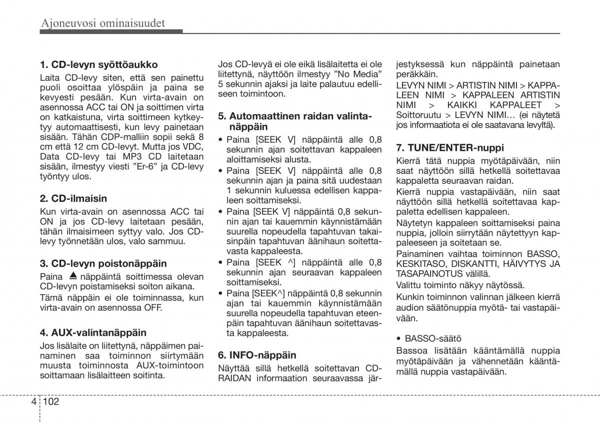 Hyundai Sonata NF V 5 omistajan kasikirja / page 181