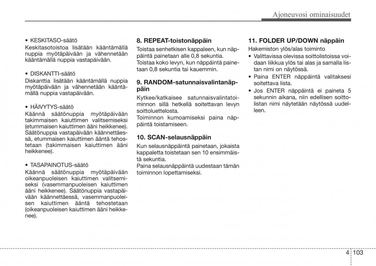 Hyundai Sonata NF V 5 omistajan kasikirja / page 182