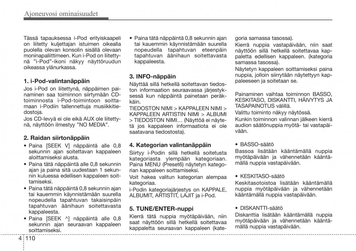 Hyundai Sonata NF V 5 omistajan kasikirja / page 189