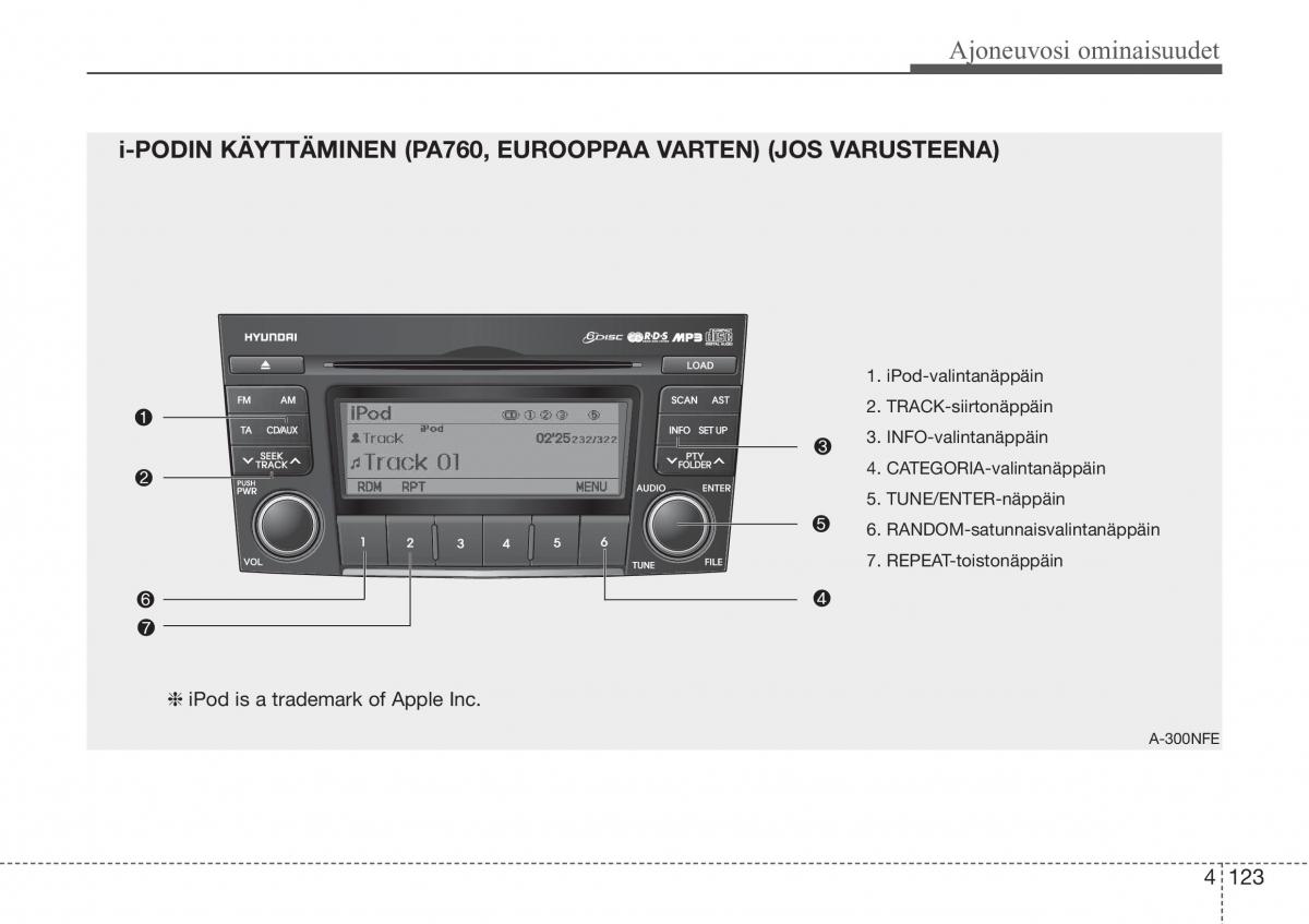 Hyundai Sonata NF V 5 omistajan kasikirja / page 202