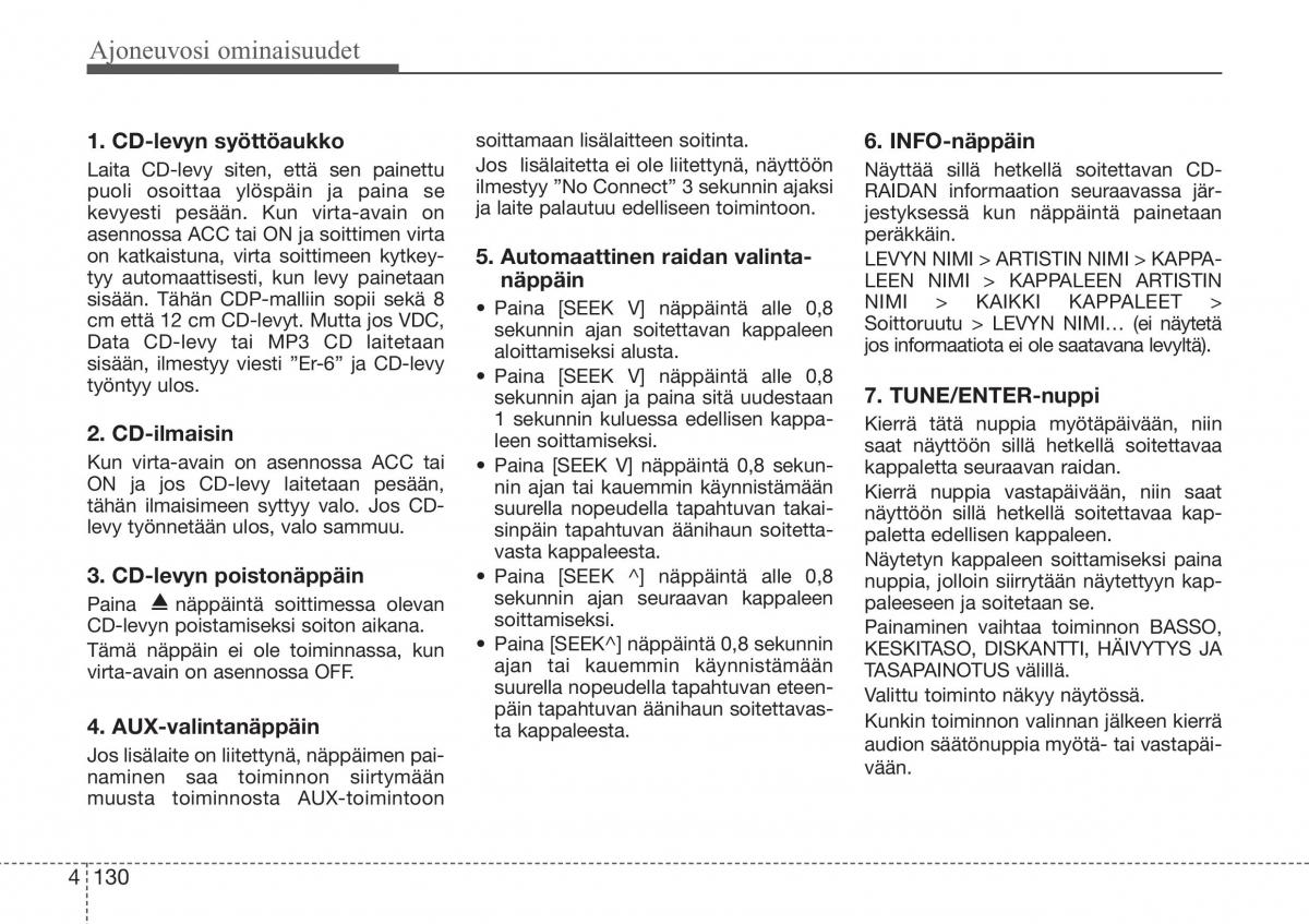 Hyundai Sonata NF V 5 omistajan kasikirja / page 209