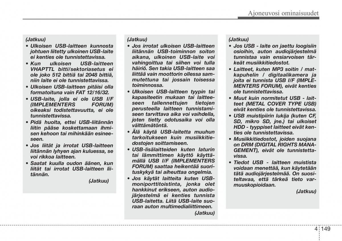 Hyundai Sonata NF V 5 omistajan kasikirja / page 228