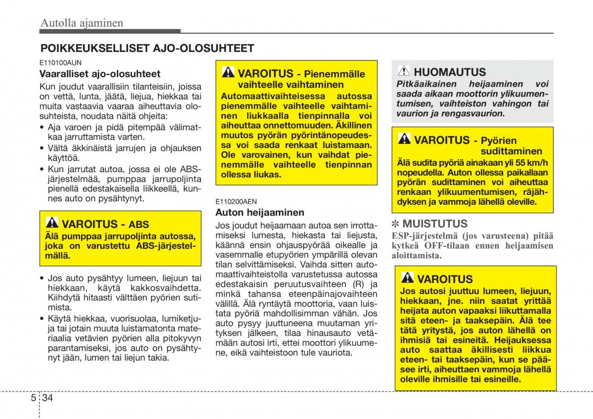 Hyundai Sonata NF V 5 omistajan kasikirja / page 267