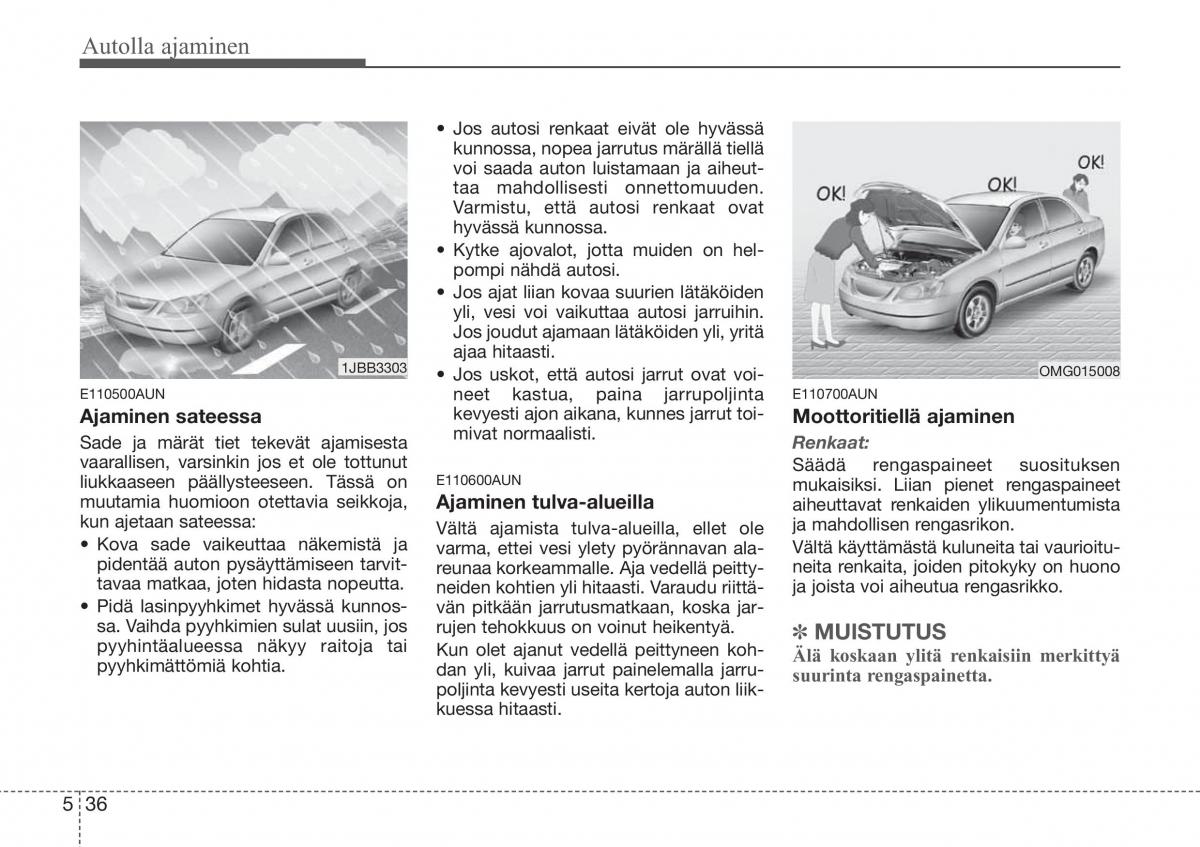 Hyundai Sonata NF V 5 omistajan kasikirja / page 269