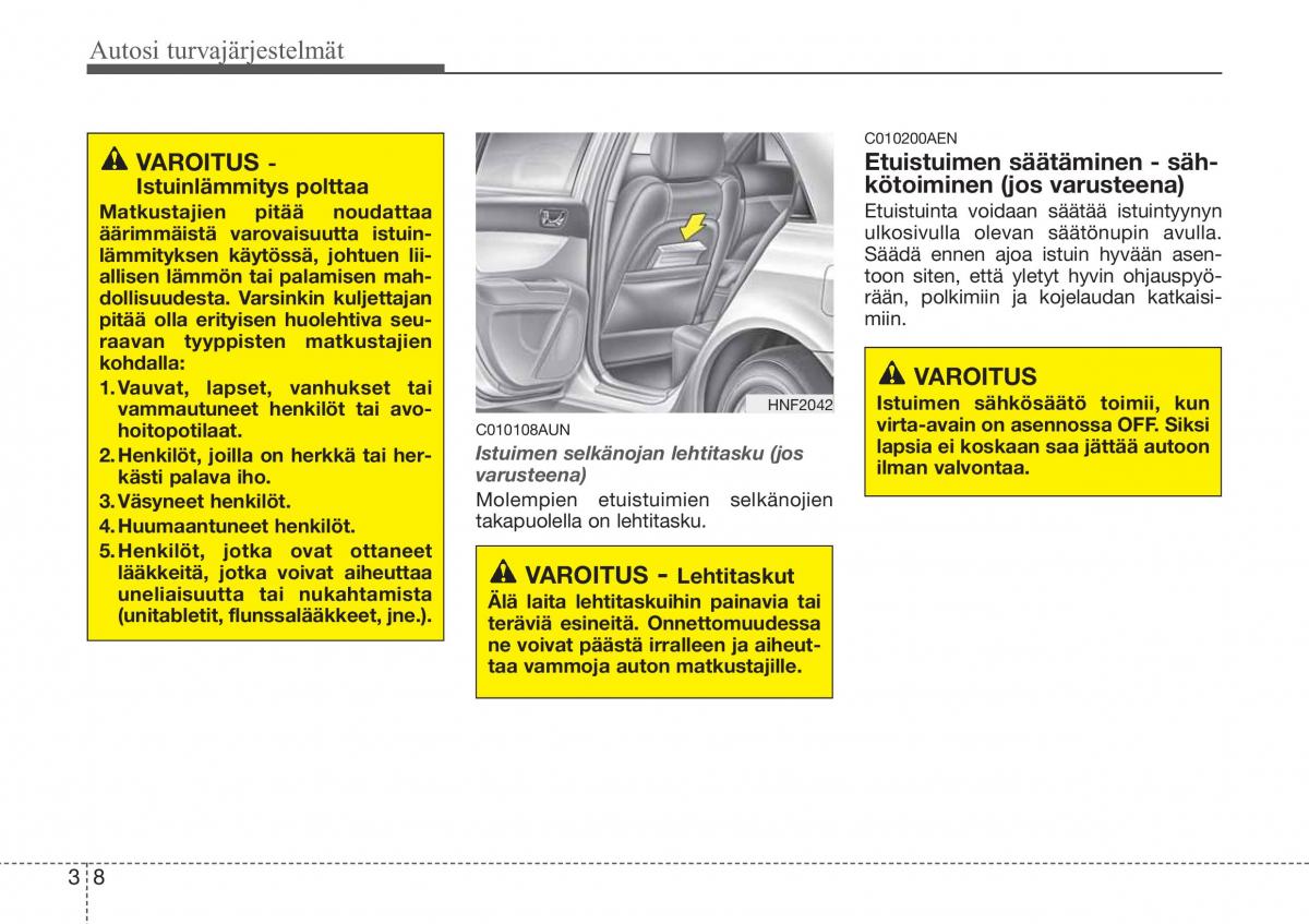 Hyundai Sonata NF V 5 omistajan kasikirja / page 29