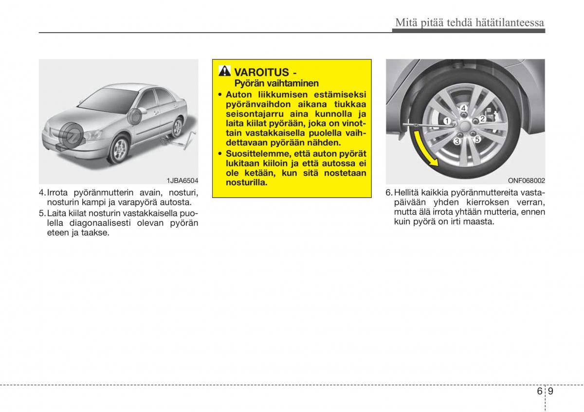 Hyundai Sonata NF V 5 omistajan kasikirja / page 292