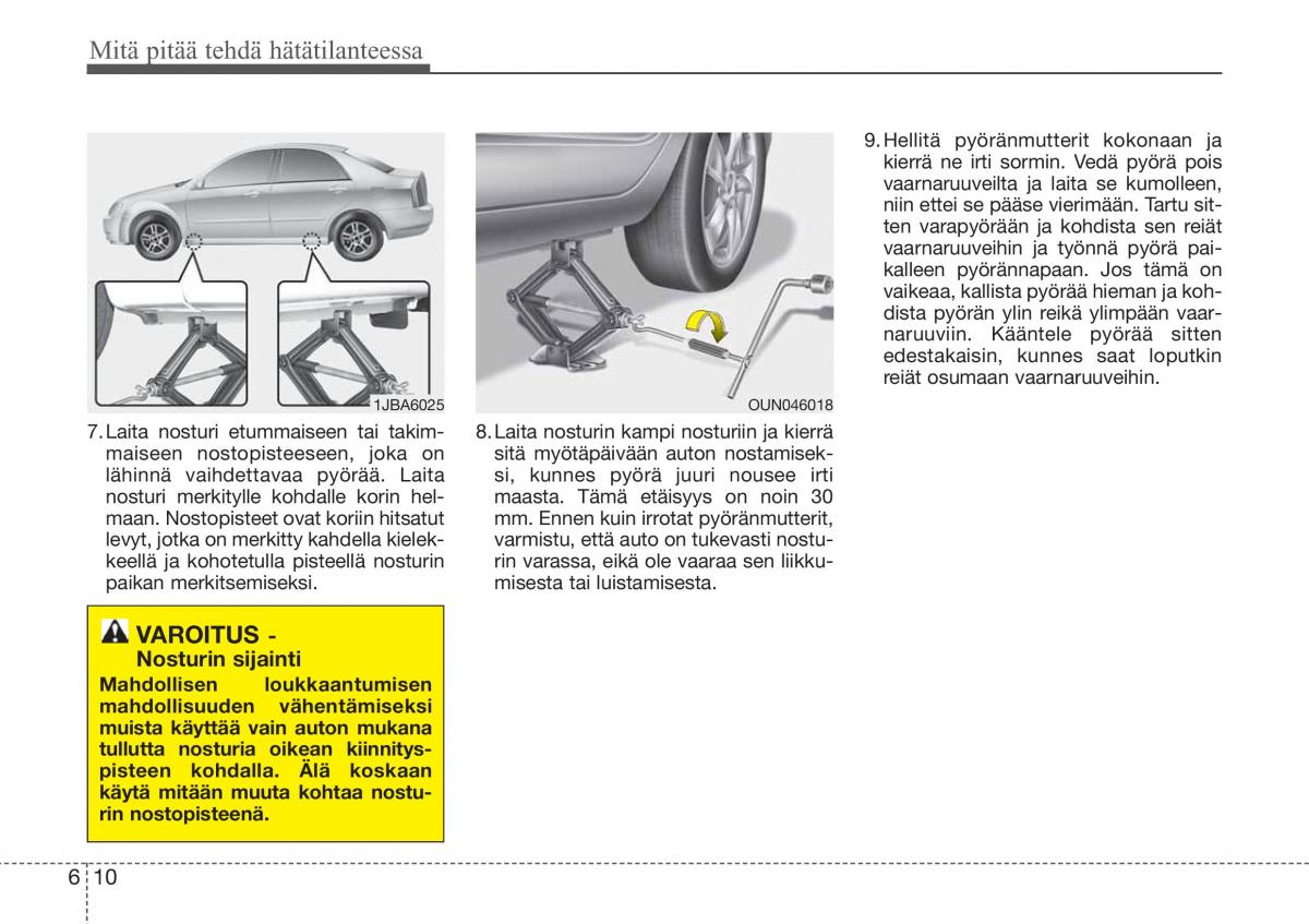 Hyundai Sonata NF V 5 omistajan kasikirja / page 293